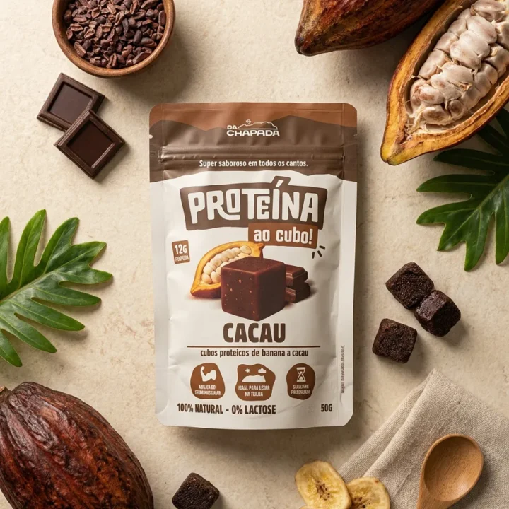 Cubinho Proteico Cacau