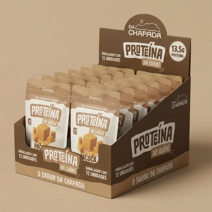 Cubinho Proteico Paçoca